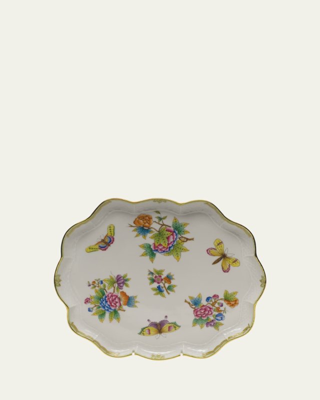 Queen Victoria Scalloped Tray